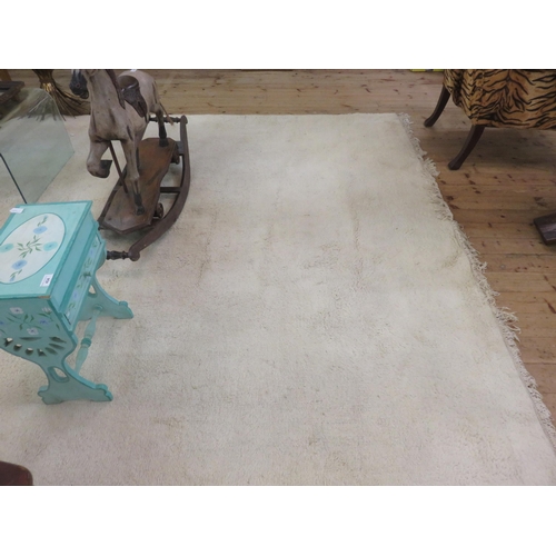 435 - Large Modern Rug on Cream Ground