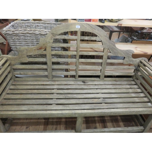 459 - Wooden Slatted Garden Bench