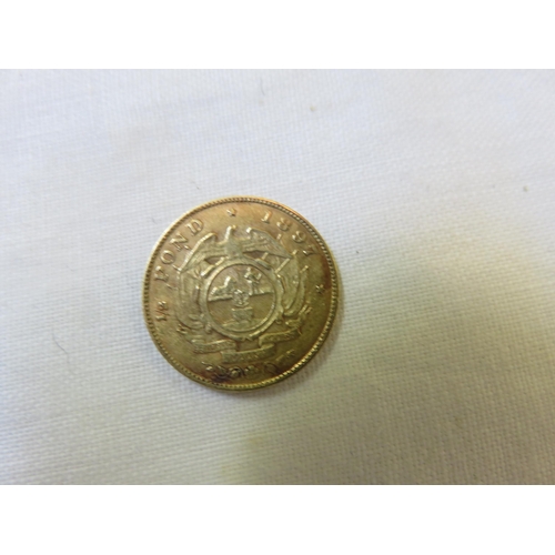 84 - 1897 Half Pond Gold Coin