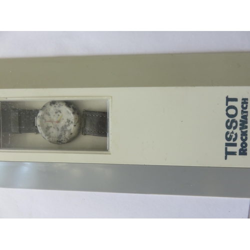 112 - Vintage Tissot Rockwatch R150 watch, boxed