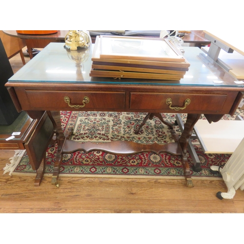 386 - Mahogany Drop Leaf Table