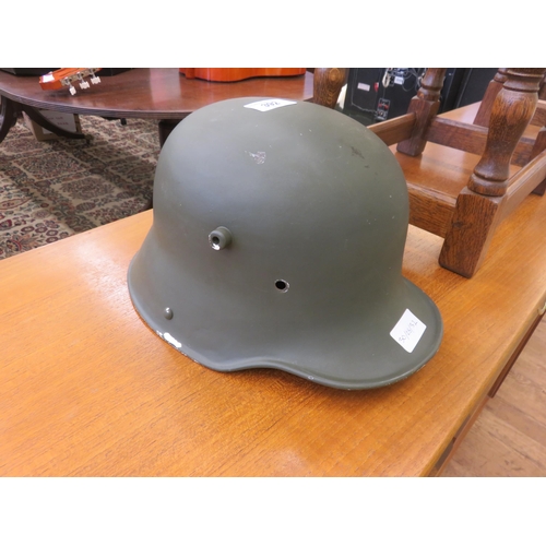 392 - German WWII Type Helmet