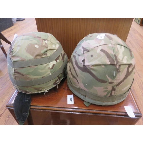 417 - Two Modern British Helmets