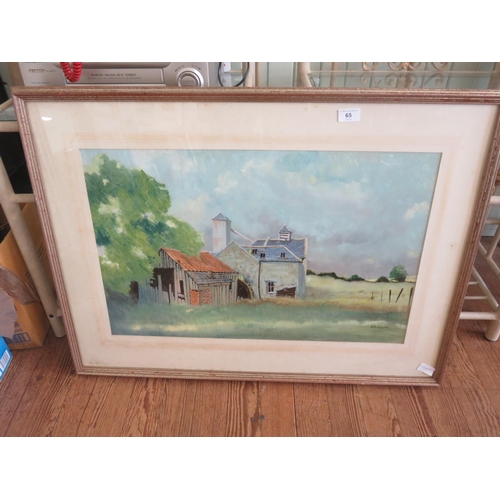 65 - Framed Oil Painting 