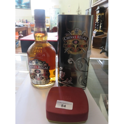 84 - Boxed Bottle Chivas Regal 12 year old