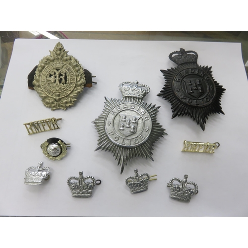 113 - Quantity of Police and Military Badges - Insignia and Studs