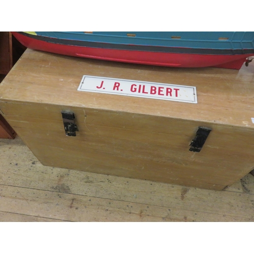 475 - Kist Inscribed J.R. Gilbert