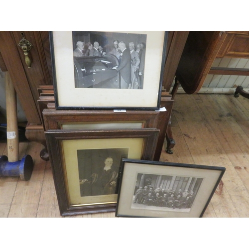 64 - Eight Photos and Etchings of Aberdeen Savings Bank