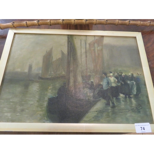 74 - Gilt Framed Oil 