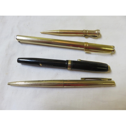 126 - Lot of Pens and Pencil, Colibri Lighter Pen, Conway Stewart 93 Fountain Pen etc.