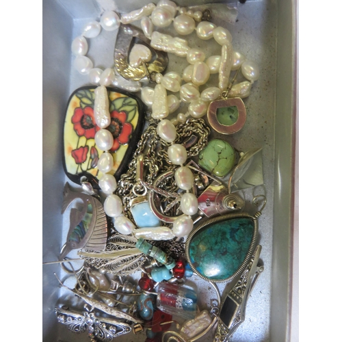 129 - Lot of Silver and Silver Gem Jewellery