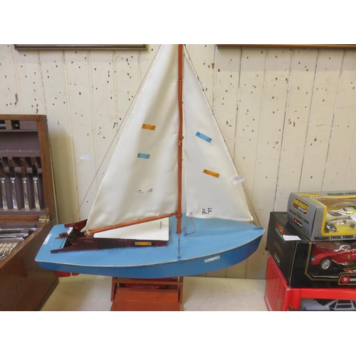 215 - Model Boat on stand