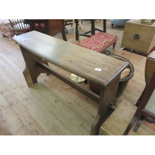 449 - Oak Organ Stool