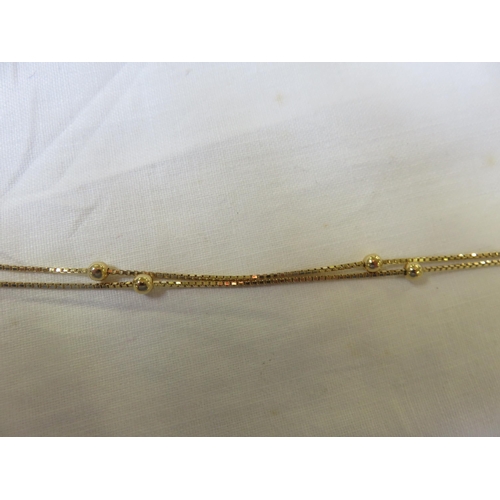 68 - 18ct. Gold Ball Chain, 24