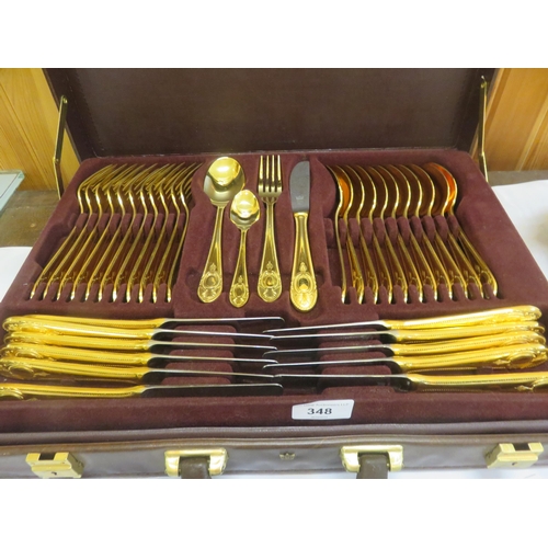 348 - Bestectie Solingen Canteen of Cutlery - 70 piece - 12 settings