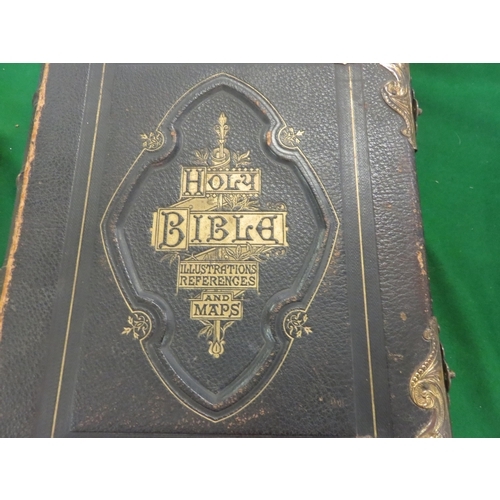 243 - Brass Bound Family Bible