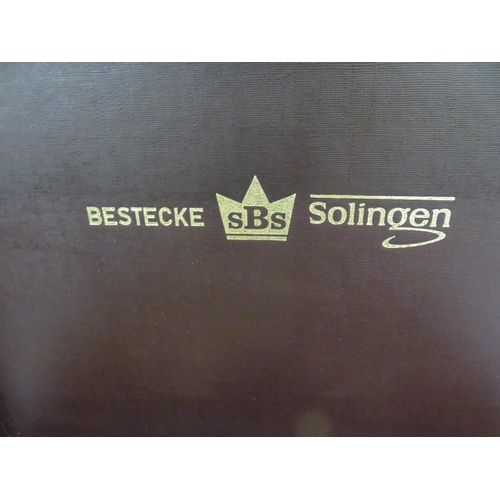 348 - Bestectie Solingen Canteen of Cutlery - 70 piece - 12 settings