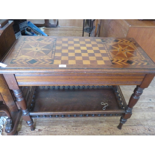 395 - Mahogany Games Table