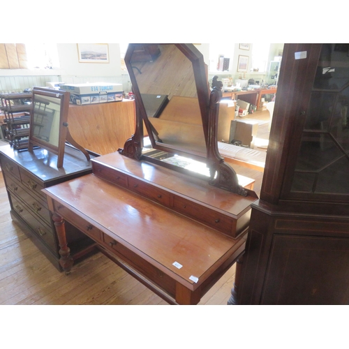 411 - Mahogany Dressing Table and Mirror