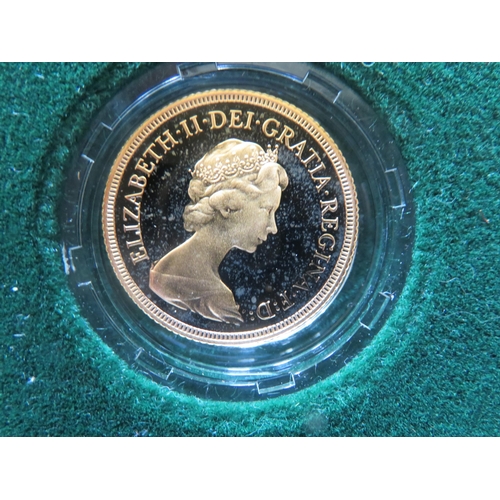 79 - Cased 1980 Gold Proof Sovereign