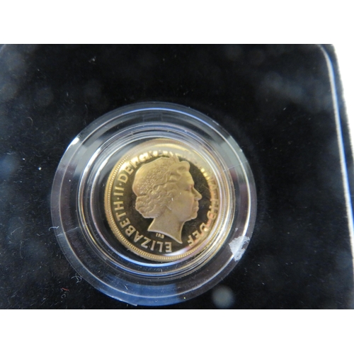 75 - Boxed 2005 Gold Proof Sovereign