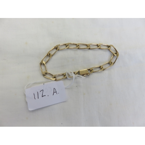 112A - 9ct. Gold Bracelet 11.4 grams