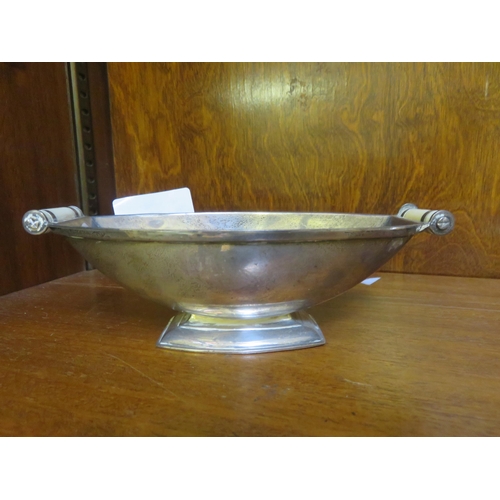 102 - Art Deco two handled Silver Bowl