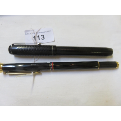 113 - Two Fountain Pens