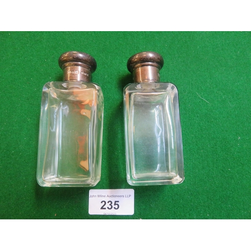 235 - Pair of Silver Topped Aspreys of London Scent Bottles