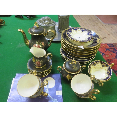 276 - Quantity of Mixed Tea Ware, Limoges, Doulton and Bavarian