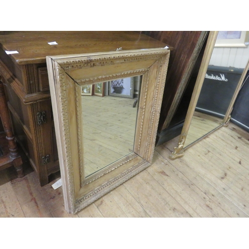 44 - Large Carved Wood Framed Mirror