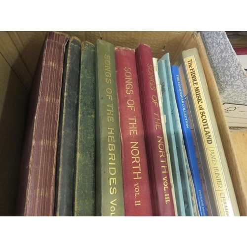 271 - Two Boxes of Scottish Music Books