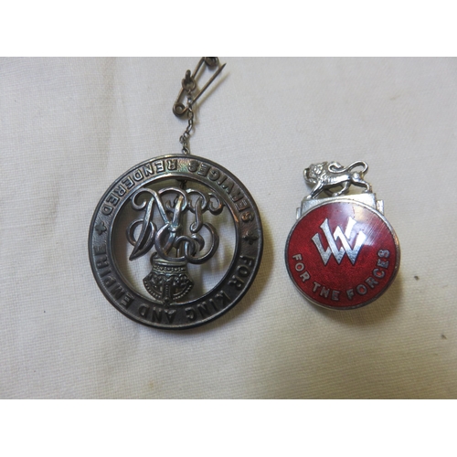 122A - Two WW2 Badges