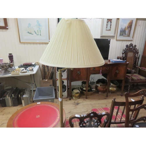 436A - Standing Brass Coloured Lamp