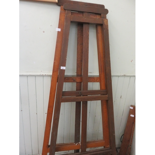 477 - Two Large Wooden Artists Easels