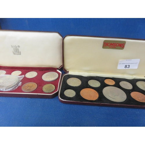 83 - Two Elizabeth II Specimen Coin Sets, 1953 and 1965