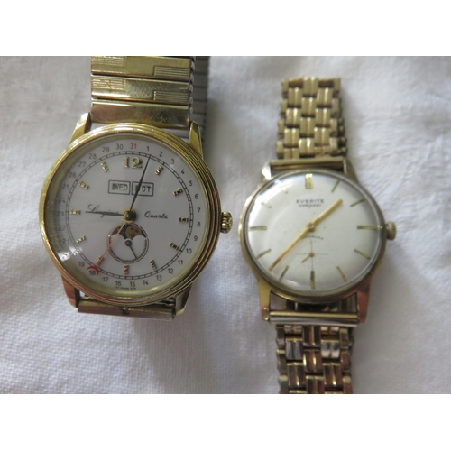 93 - Two Gents Watches - Longines and Everite