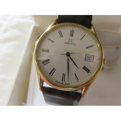 99 - Boxed Gents Zenith Wristwatch