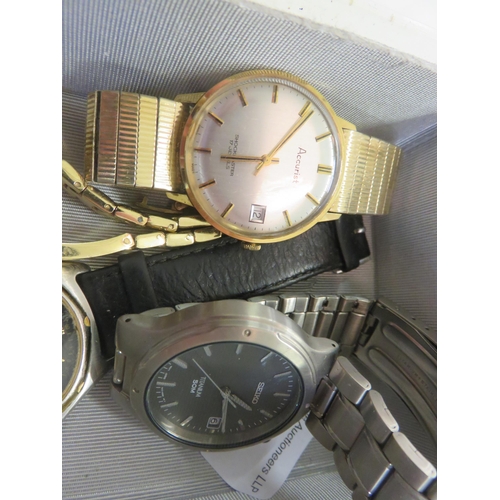 119 - Vintage Titan and Accurist Watches and Another