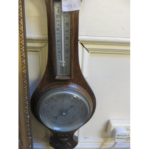 320 - Inscribed Wall Hanging Barometer