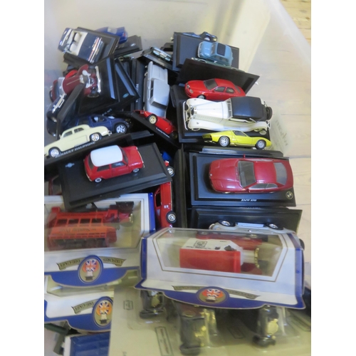 321 - Large Box of Mostly New Boxed /On Plinth Model Cars (Some Used) - 75 in total