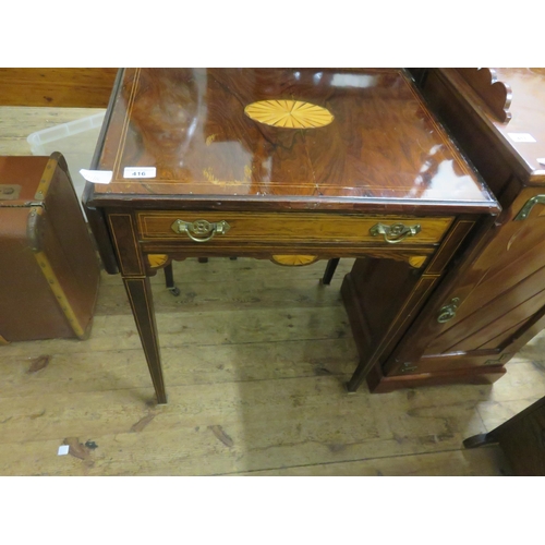 416 - Occasional Drop Leaf Table with Single Drawer