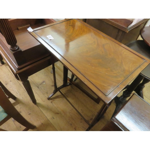 423 - Small Drop Leaf Table, Pair of Occasional Tables and One Veneer Top Occasional Table