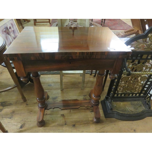 432 - Rosewood Fold over Card Table