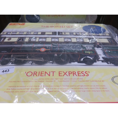 443 - Boxed Hornby 'Orient Express' Train Set and Track