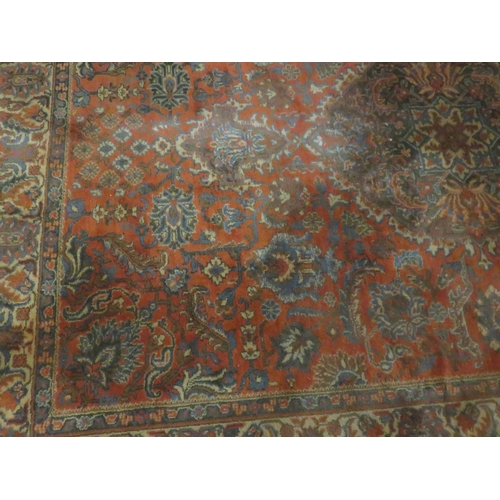 468 - Red Rug with Middle Medallion - 96ins x 67ins