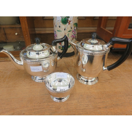 282 - Three Piece Tea Set