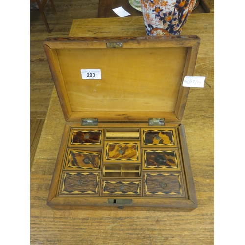 293 - Tortoiseshell Jewellery Box