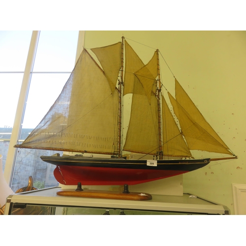 309 - Model Sail Boat 