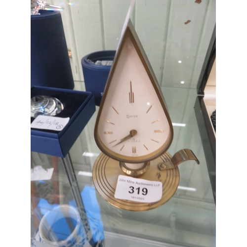 319 - Swiza Clock in the Form of a Candleholder